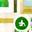 Sustainable materials icon